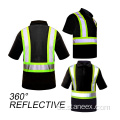 Klasse-3 hohe Sichtbarkeitsarbeit reflektierende Sicherheit Hi-Vis-Shirt
